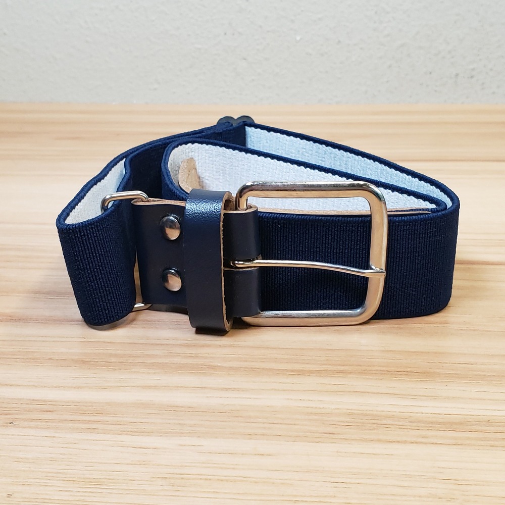 TCK Adjustable Stretch Baseball Belt Black Classic Everyday Sport Men's 38"